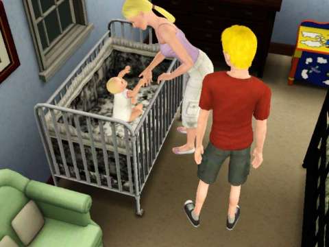 Brendan crib with parents